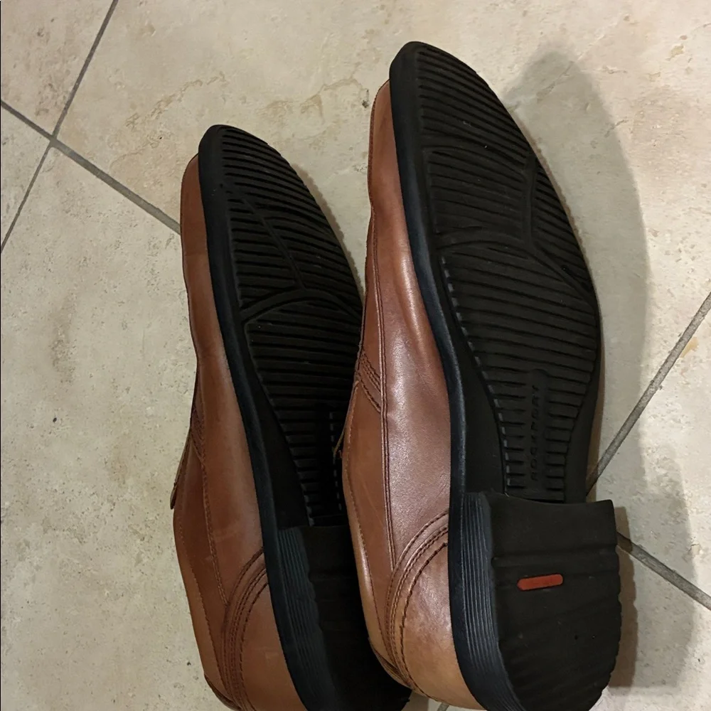 Rockport Tan Leather Men’s Loafers Sz 101/2